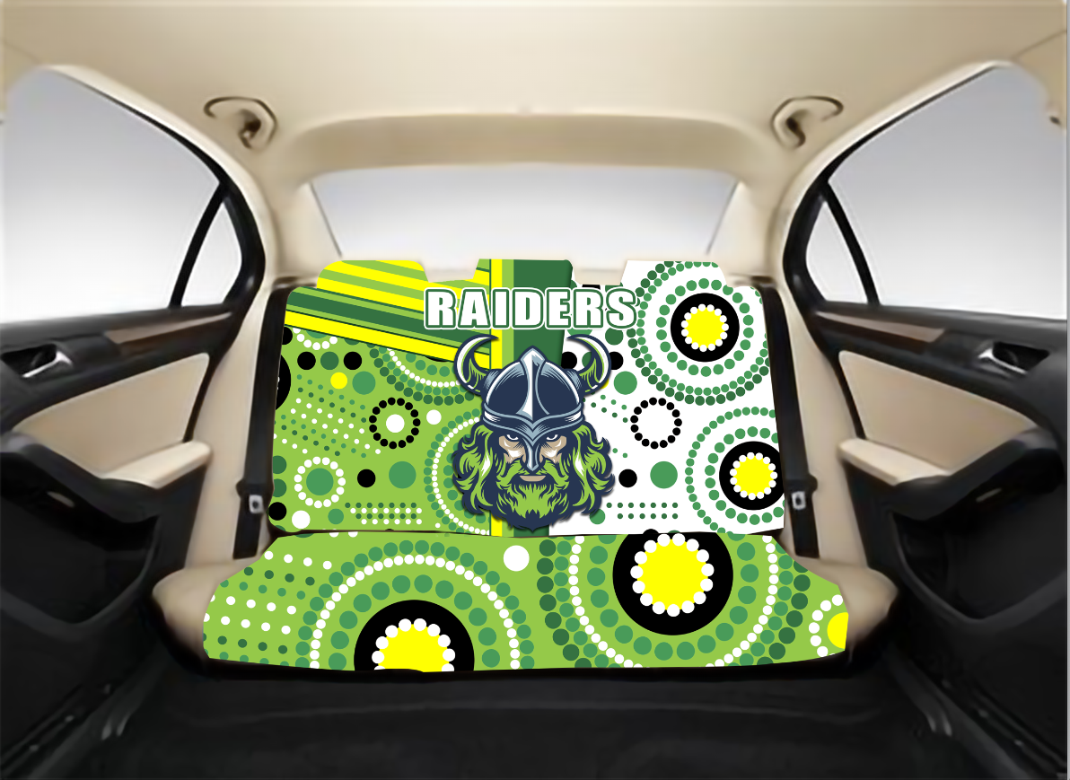 Raiders Viking Back Seat Covers Canberra Simple LT13