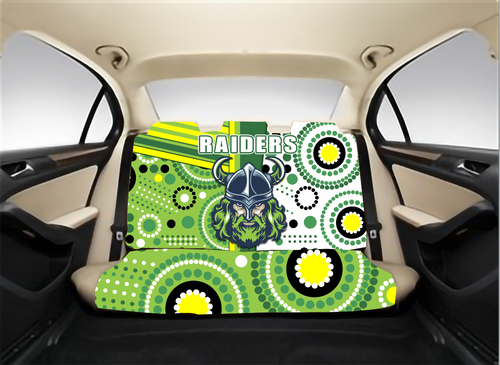 Raiders Viking Back Seat Covers Canberra Simple LT13