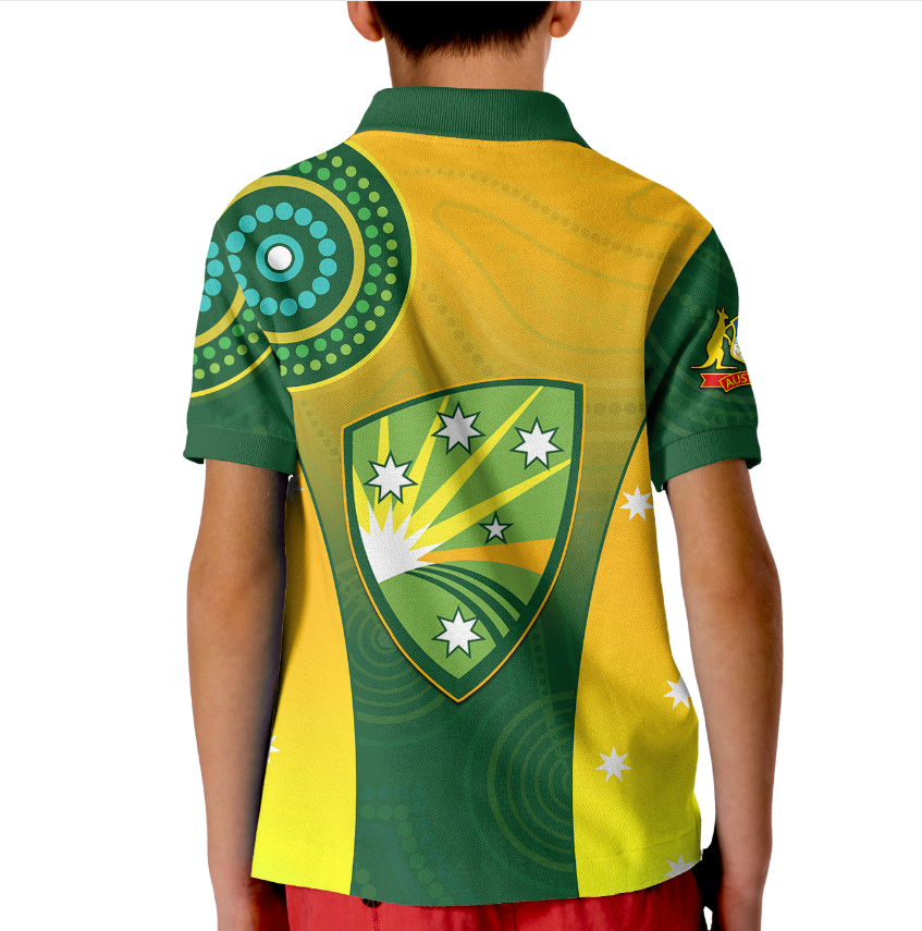 custom-personalised-cricket-australia-polo-shirt-kid-unique-aboriginal