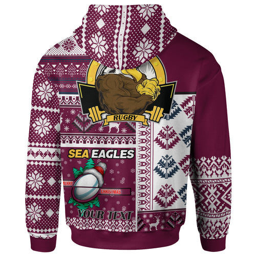 sea-eagles-rugby-hoodie-custom-christmas-snowflakes-sea-eagles-mascot-hoodie