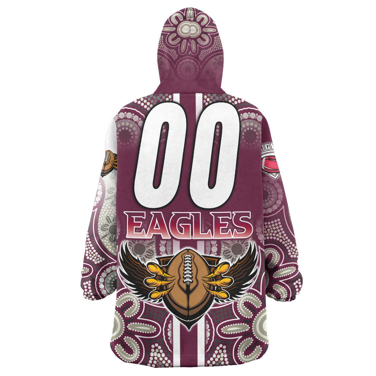 sea-eagles-rugby-snug-hoodie-custom-sea-eagles-rugby-ball-aboriginal-indigenous-sport-style-snug-oodie-blanket
