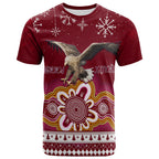 manly-sea-eagle-aboriginal-christmas-red-wings-t-shirt