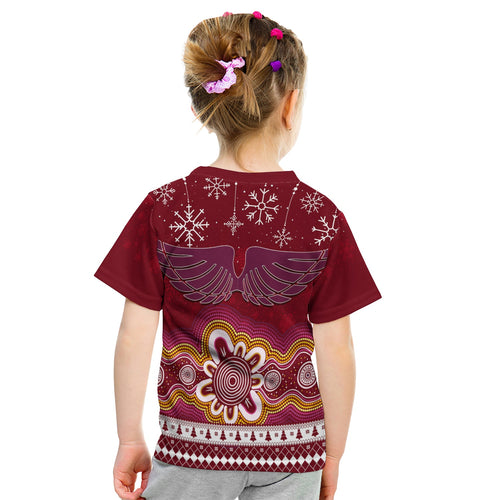 manly-sea-eagle-aboriginal-christmas-red-wings-kid-t-shirt