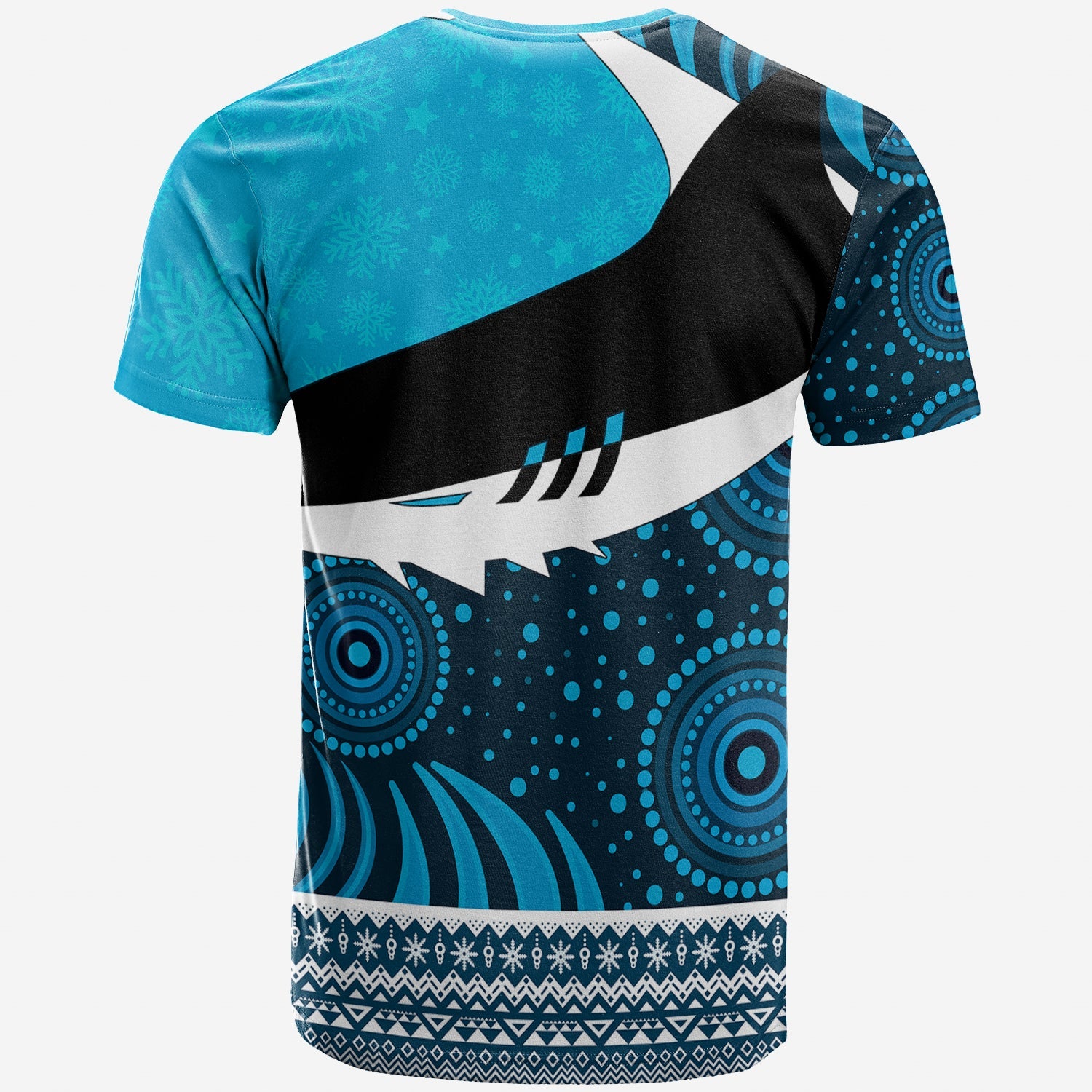 christmas-aboriginal-art-cronulla-shark-t-shirt