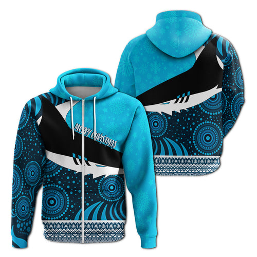 christmas-aboriginal-art-cronulla-shark-zip-hoodie