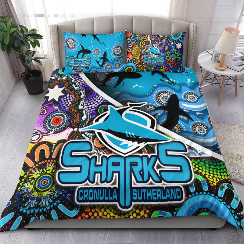 cronulla-sutherland-bedding-set-sharks-indigenous-aboriginal