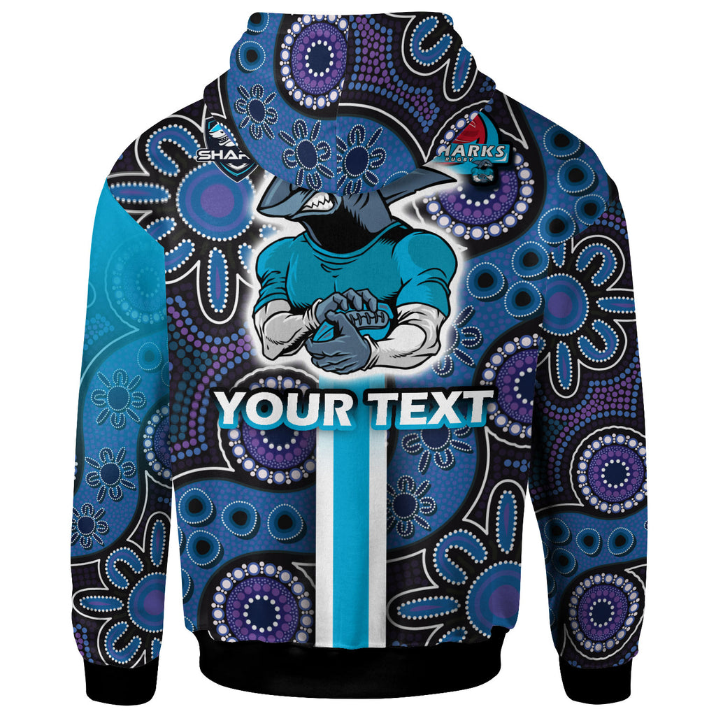 sharks-rugby-hoodie-custom-sharks-rugby-ball-aboriginal-indigenous-sport-style-hoodie