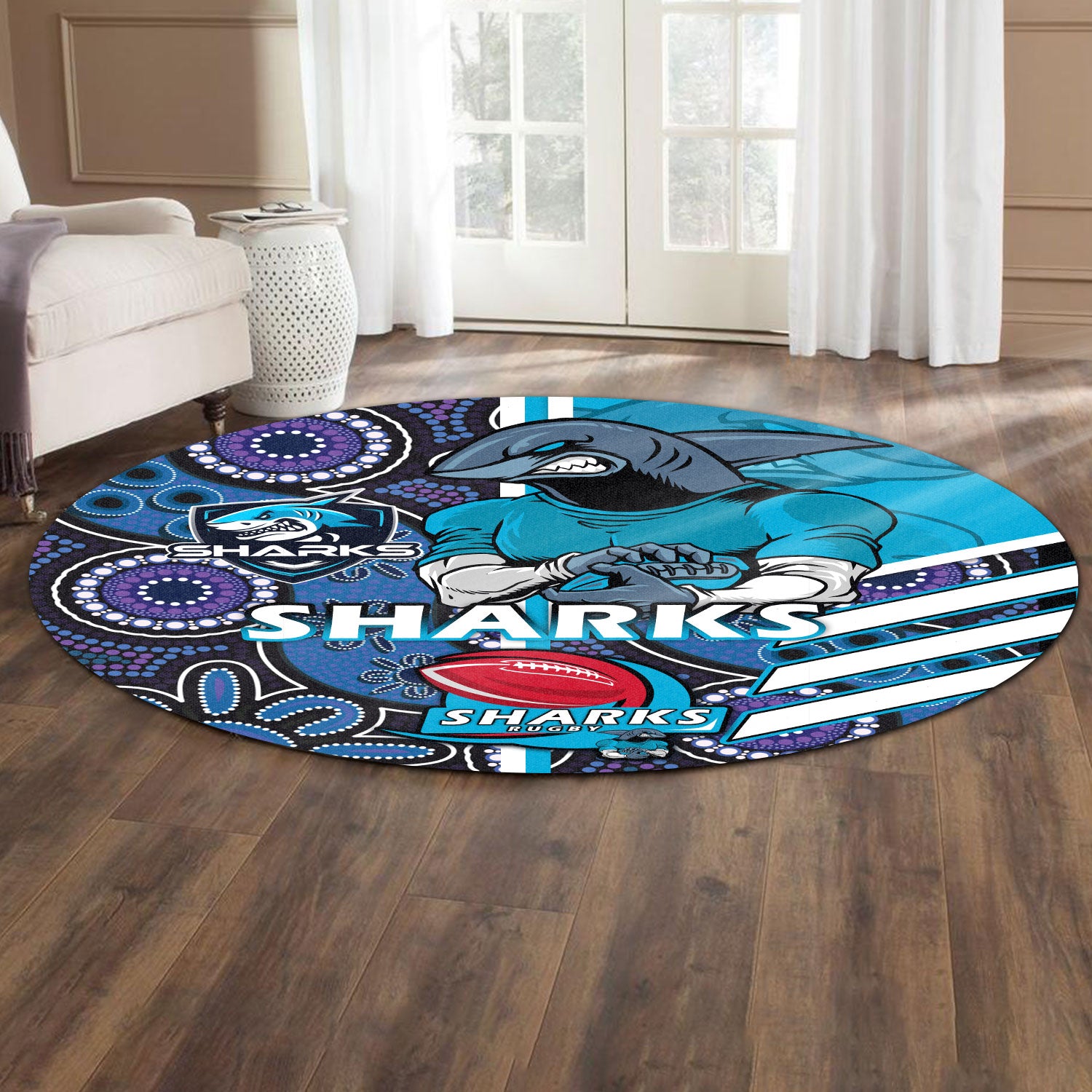sharks-rugby-round-rug-sharks-rugby-ball-aboriginal-indigenous-sport-style-round-rug