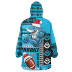 sharks-rugby-snug-hoodie-custom-christmas-snowflakes-sharks-mascot-wearable-blanket-hoodie