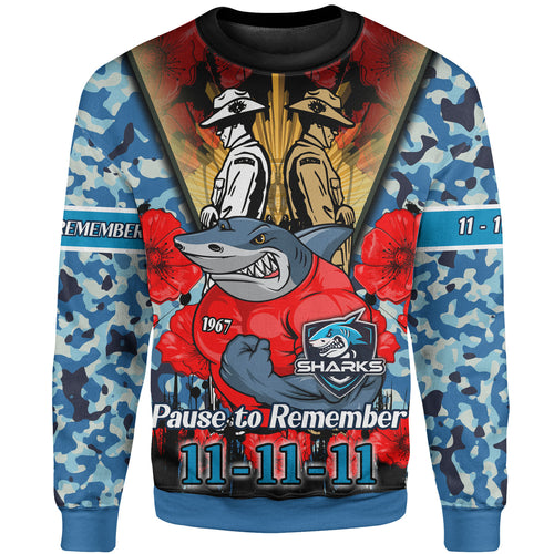 sharks-rugby-sweatshirt-custom-sharks-rugby-remembrance-day-pause-to-remember-sweatshirt