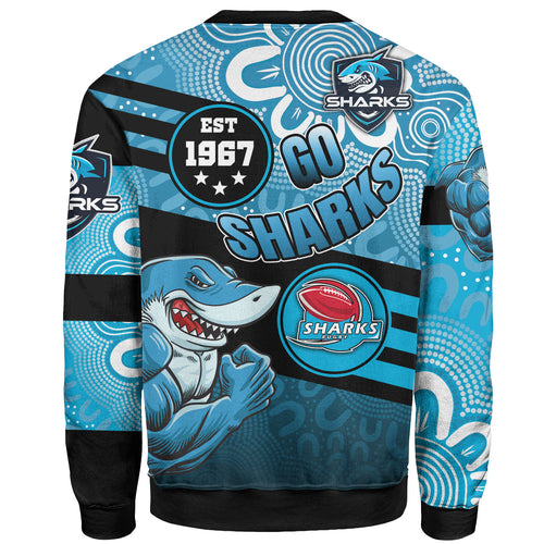 sharks-rugby-sweatshirt-custom-sharks-rugby-ball-aboriginal-indigenous-sport-style-sweatshirt