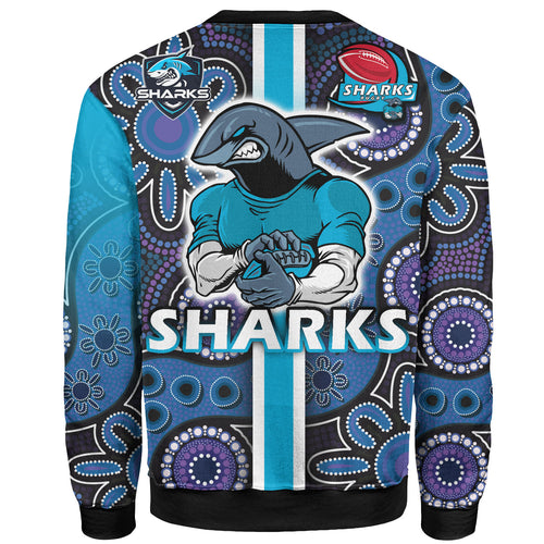 sharks-rugby-sweatshirt-custom-sharks-rugby-ball-aboriginal-indigenous-sport-style-sweatshirt