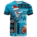 sharks-rugby-t-shirt-custom-christmas-snowflakes-sharks-mascot-t-shirt