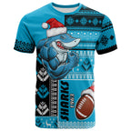 sharks-rugby-t-shirt-custom-christmas-snowflakes-sharks-mascot-t-shirt
