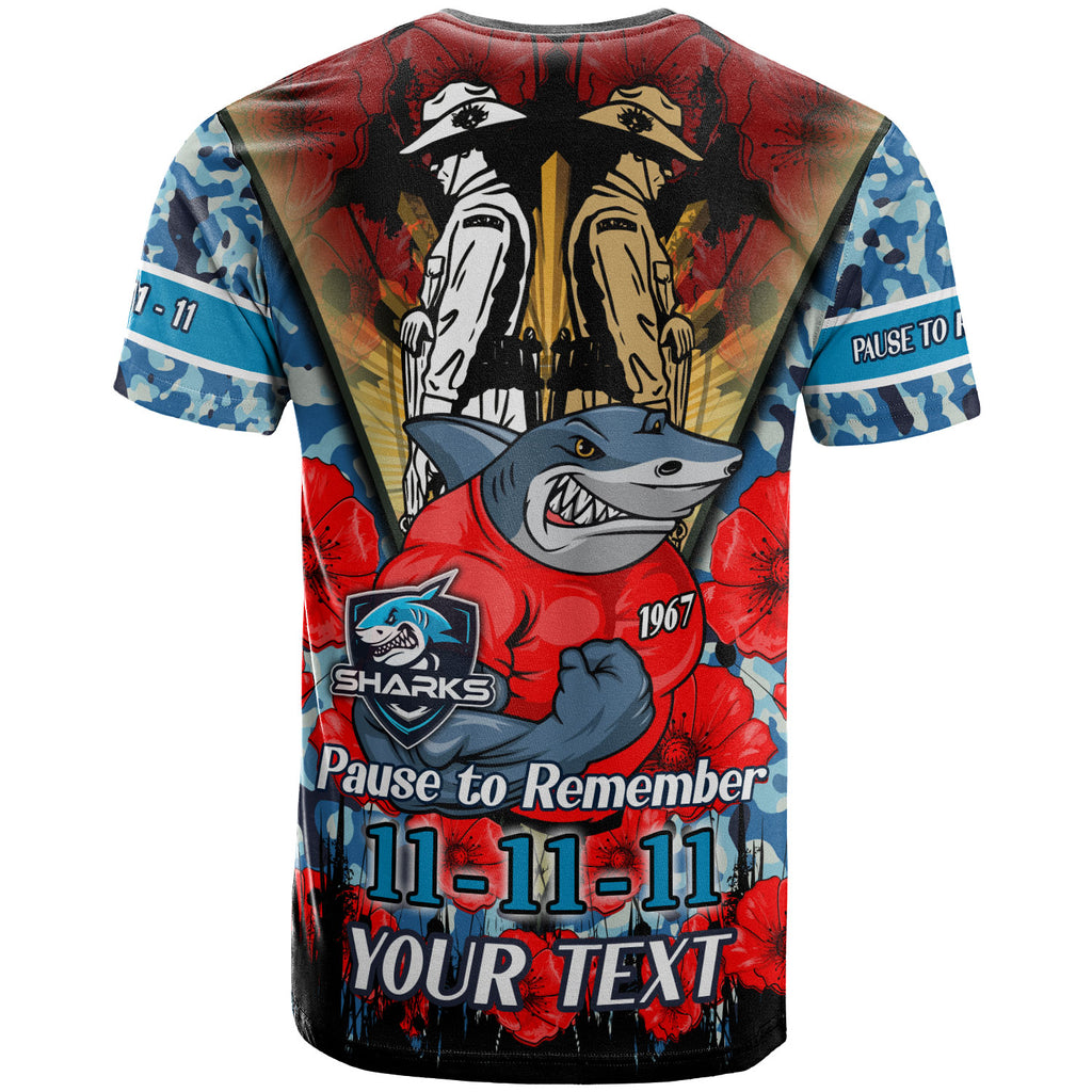 sharks-rugby-t-shirt-custom-remembrance-day-pause-to-remember-t-shirt