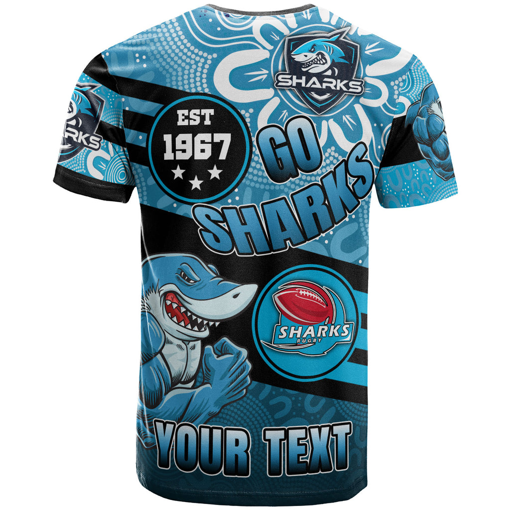 sharks-rugby-t-shirt-custom-rugby-ball-go-sharks-aboriginal-patterns-t-shirt