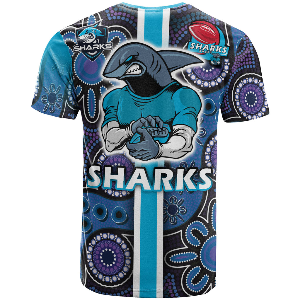 sharks-rugby-t-shirt-custom-sharks-rugby-ball-aboriginal-indigenous-sport-style-t-shirt