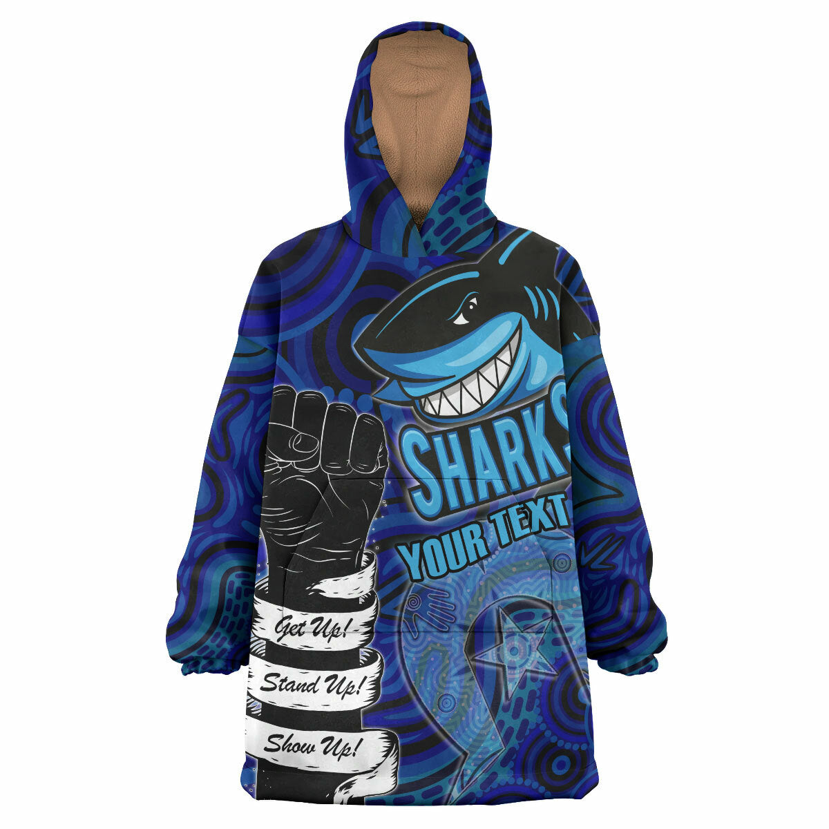 sharks-snug-hoodie-custom-naidoc-week-stronger-sharks-oodie-blanket