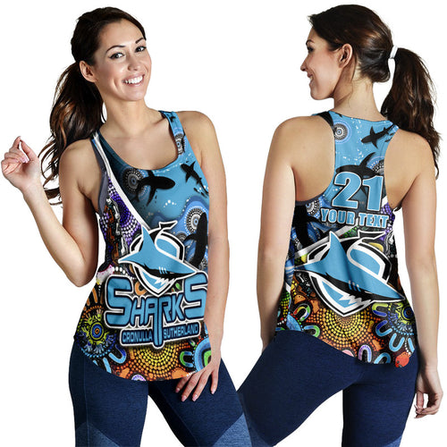 custom-personalised-cronulla-sutherland-women-racerback-tank-sharks-indigenous-aboriginal
