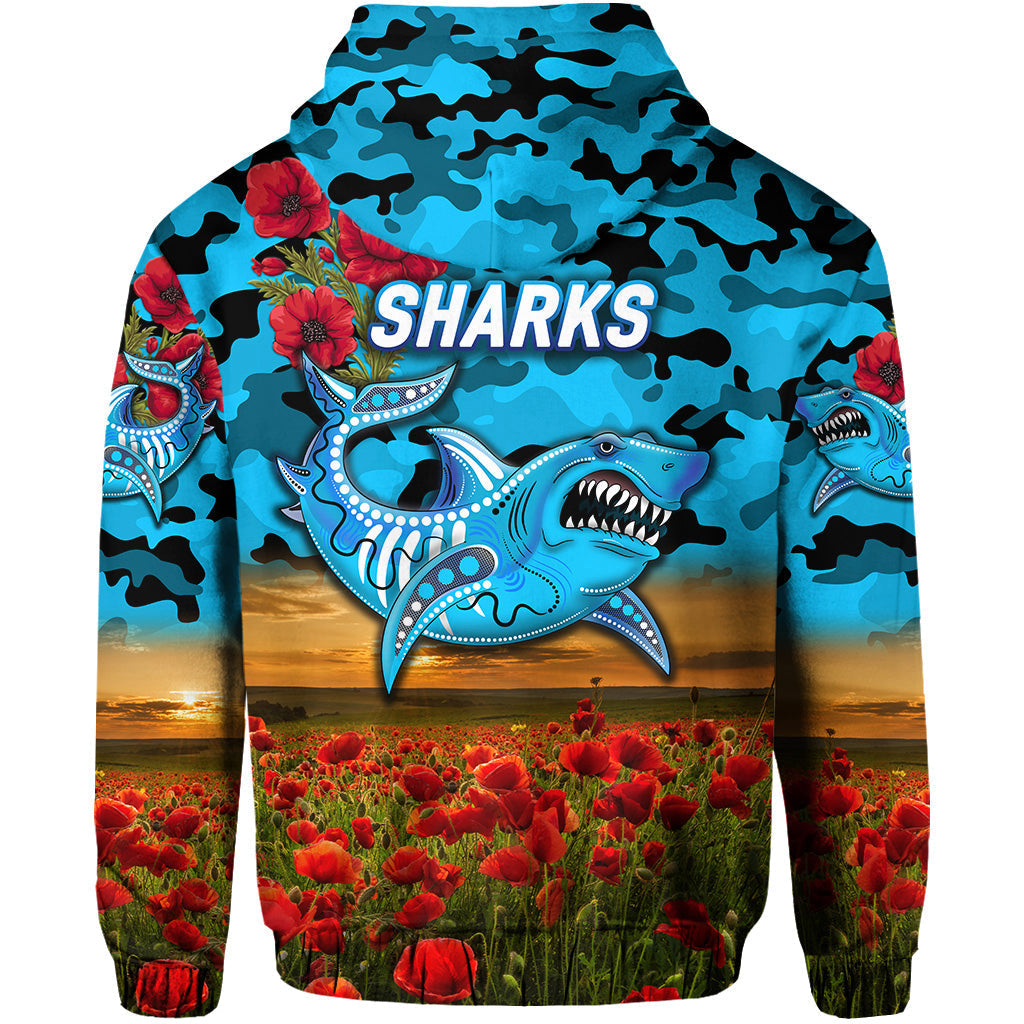 cronulla-sutherland-sharks-anzac-2022-hoodie-zip-hoodie-poppy-flowers-vibes