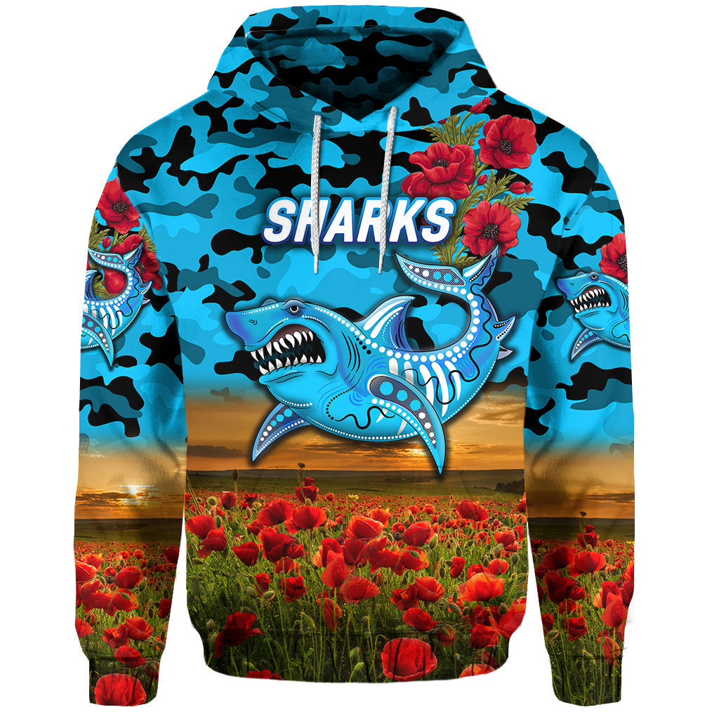 cronulla-sutherland-sharks-anzac-2022-hoodie-zip-hoodie-poppy-flowers-vibes
