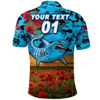 custom-personalised-cronulla-sutherland-sharks-anzac-2022-polo-shirt-poppy-flowers-vibes