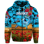 cronulla-sutherland-sharks-anzac-2022-hoodie-zip-hoodie-poppy-flowers-vibes