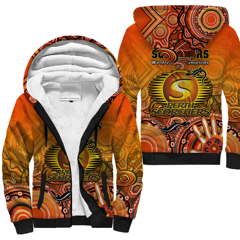 perth-scorchers-champions-sherpa-hoodie-lizard-indigenous-aboriginal