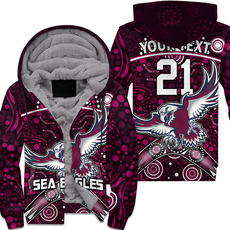 custom-personalised-sea-eagles-rugby-sherpa-hoodie-boomerang-indigenous-dots