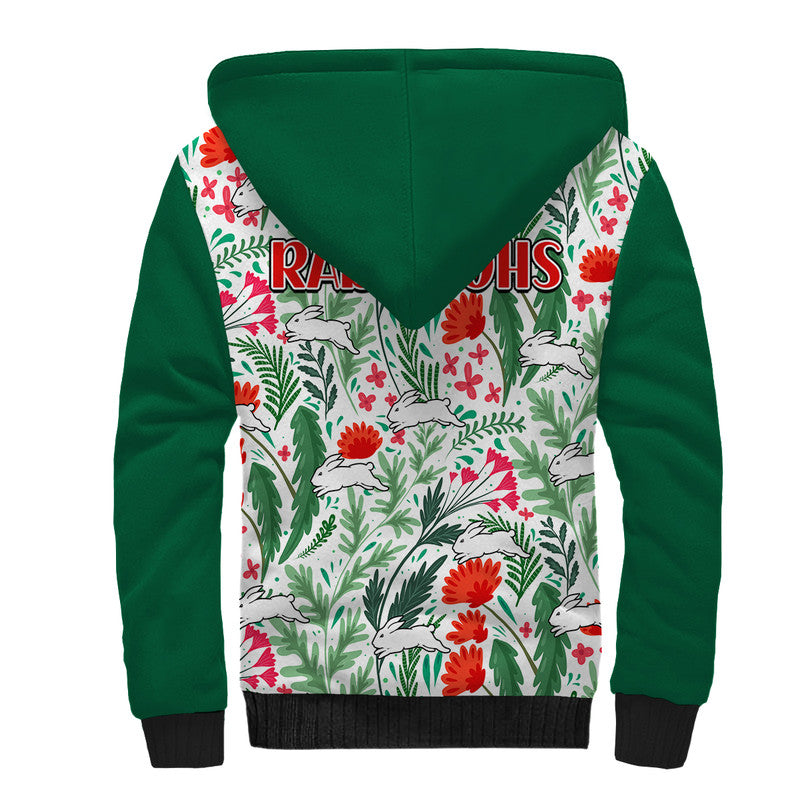 rabbitohs-poppy-flowers-field-sherpa-hoodie