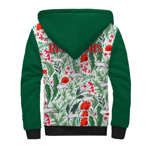 rabbitohs-poppy-flowers-field-sherpa-hoodie