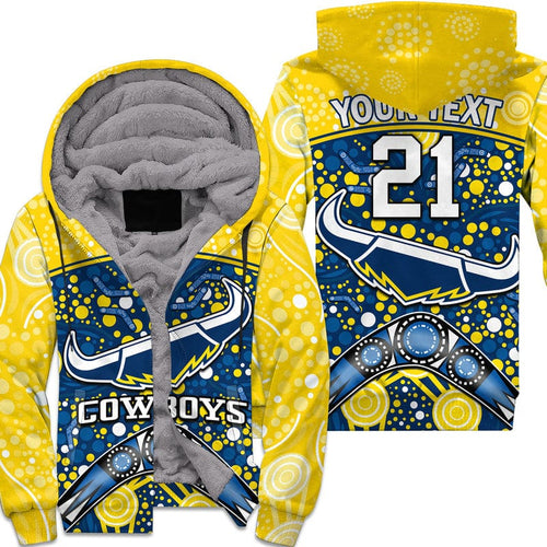 custom-personalised-cowboys-rugby-sherpa-hoodie-boomerang-indigenous-dots