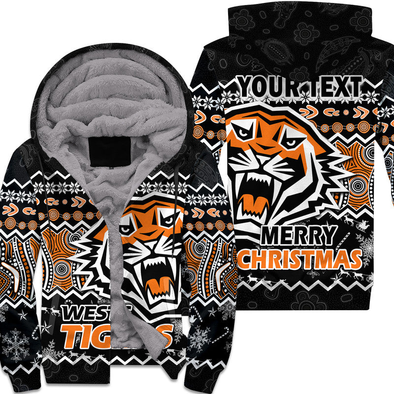 custom-personalised-wests-tigers-aboriginal-christmas-vibe-black-version-sherpa-hoodie