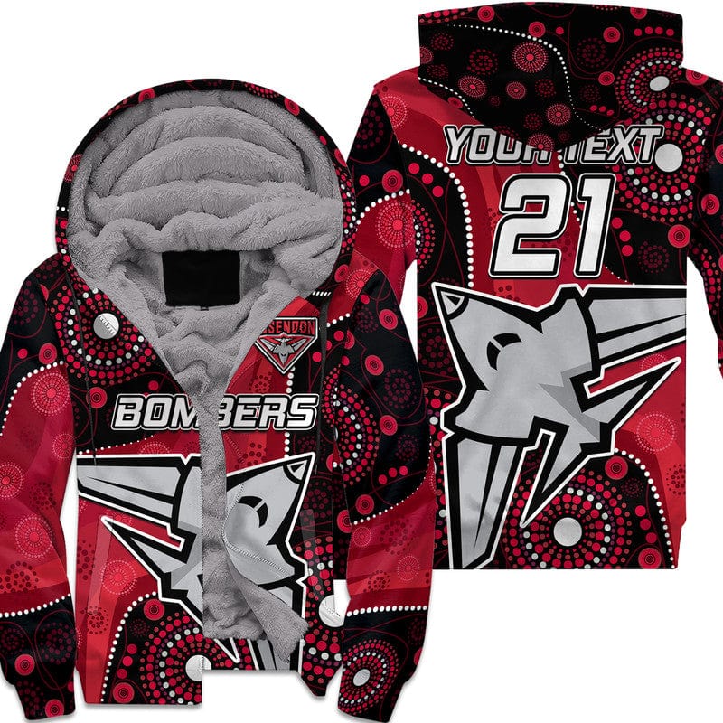 custom-personalised-essendon-football-aboriginal-bombers-sherpa-hoodie