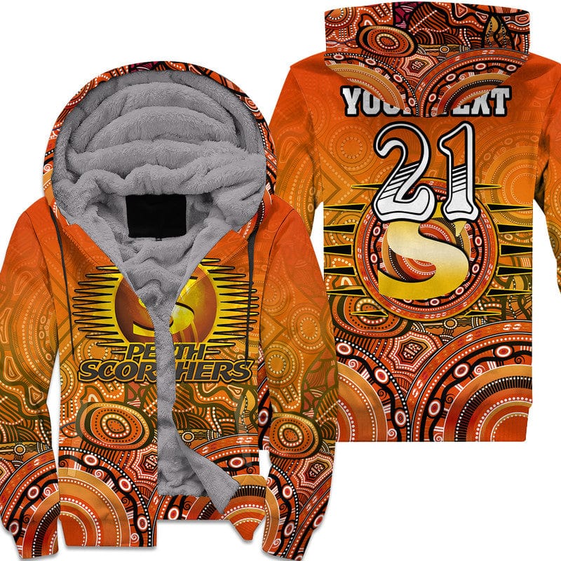 custom-personalised-perth-scorchers-indigenous-aboriginal-arts-sherpa-hoodie