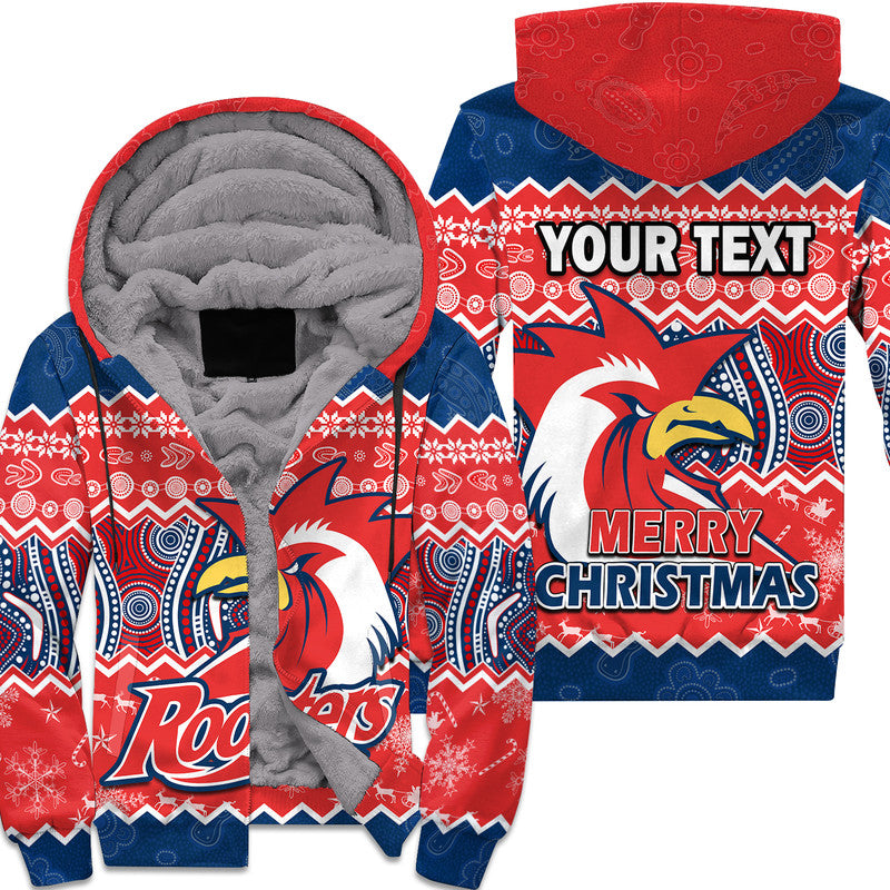 custom-personalised-sydney-aboriginal-roosters-christmas-vibe-sherpa-hoodie