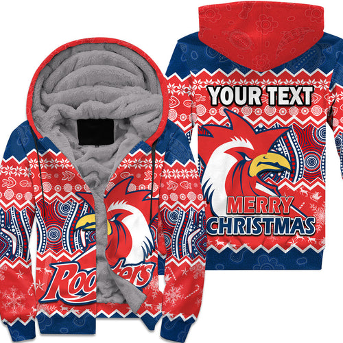 custom-personalised-sydney-aboriginal-roosters-christmas-vibe-sherpa-hoodie