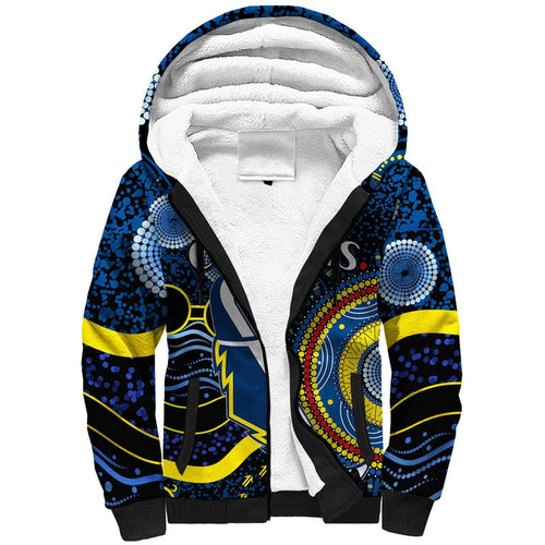 custom-personalised-cowboys-rugby-sherpa-hoodie-aboriginal-dots-version