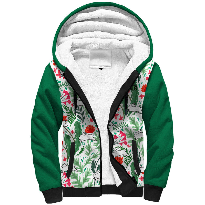 custom-personalised-rabbitohs-poppy-flowers-field-sherpa-hoodie