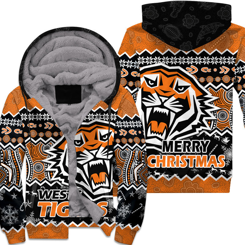 wests-tigers-aboriginal-christmas-vibe-gold-version-sherpa-hoodie