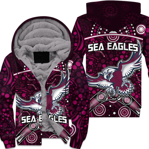 sea-eagles-rugby-sherpa-hoodie-boomerang-indigenous-dots