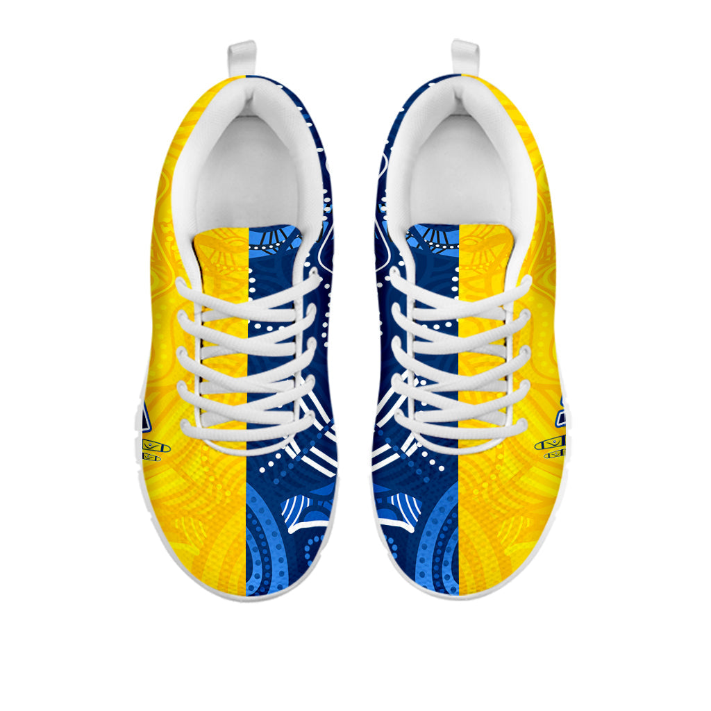 custom-personalised-cowboys-rugby-sneakers-aboriginal-boomerang-go-premiers-north-queensland