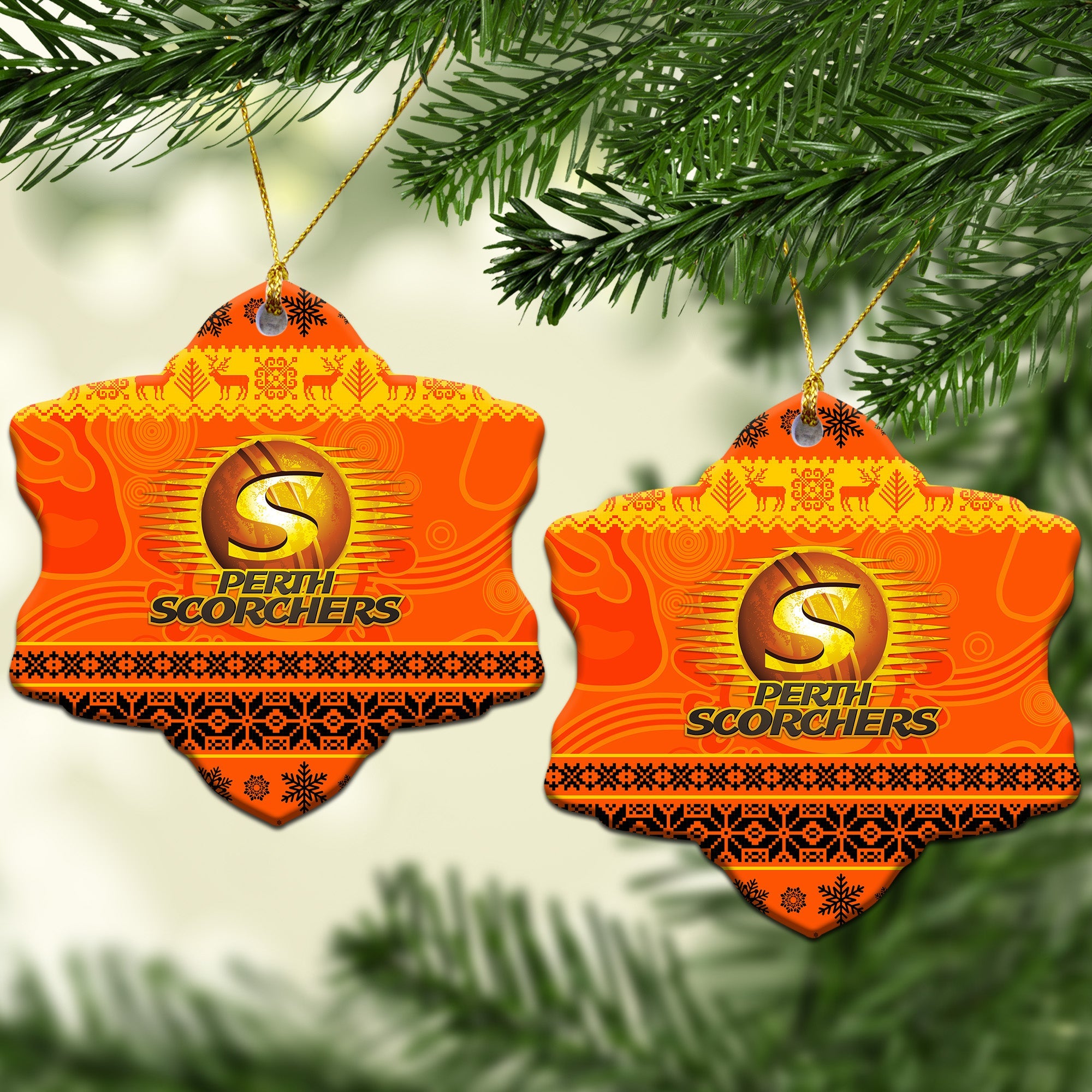 perth-scorchers-christmas-ornament-simple-style