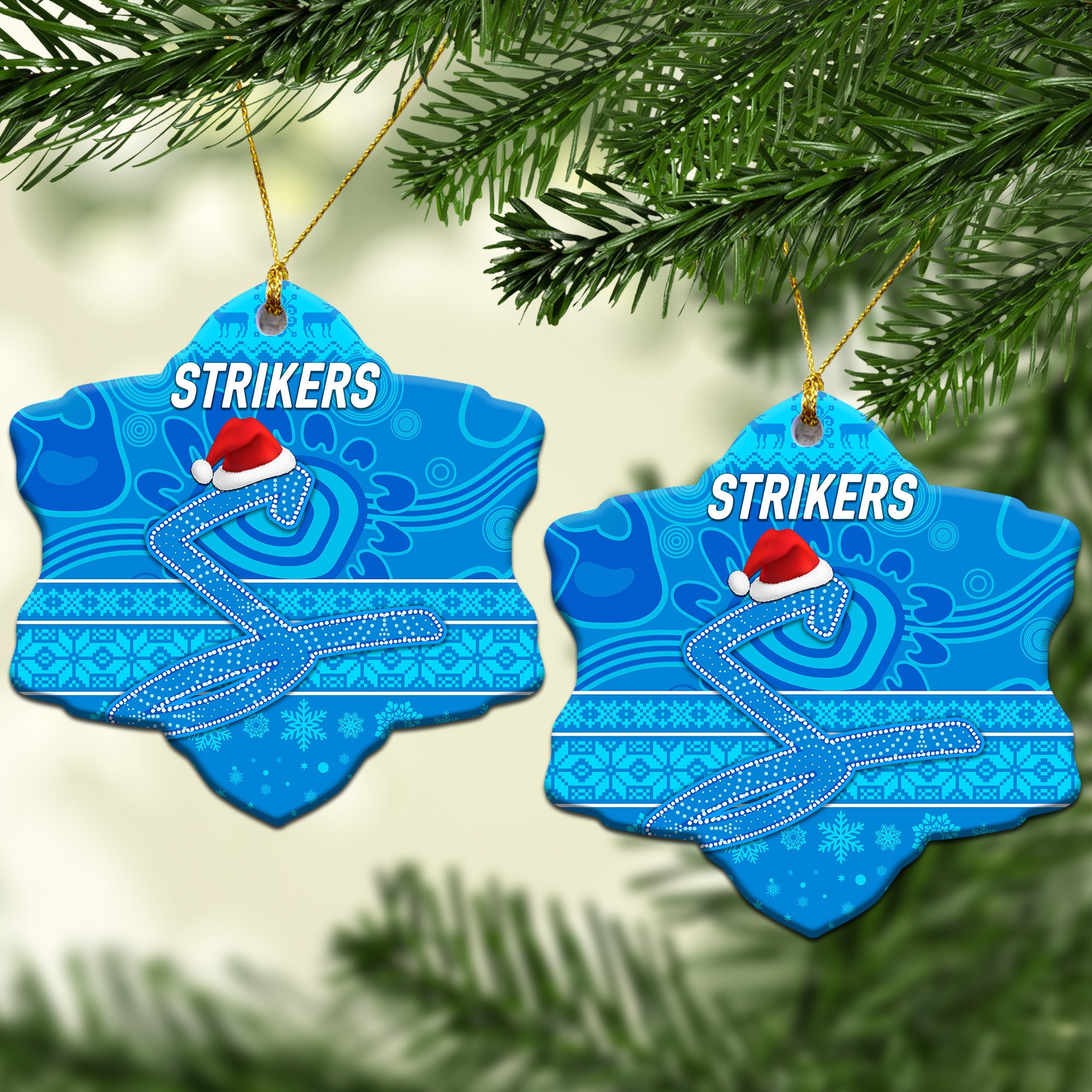 adelaide-strikers-christmas-ornament-simple-style