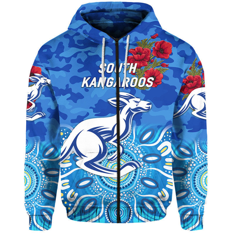 south-alice-football-club-kangaroos-anzac-zip-up-and-pullover-hoodie-indigenous-vibes