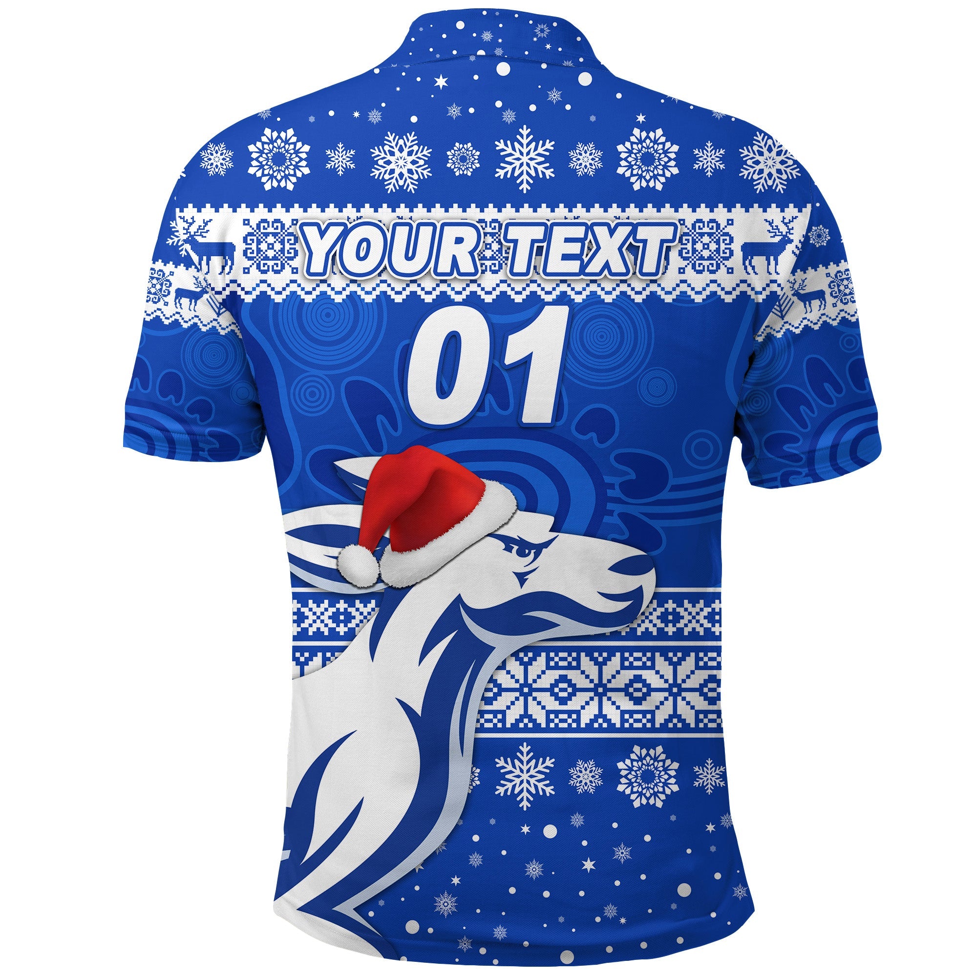custom-personalised-south-alice-football-club-polo-shirt-christmas-kangaroos-simple-style