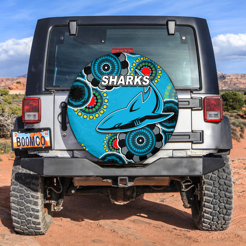 sharks-rugby-aboriginal-vibe-spare-tire-cover