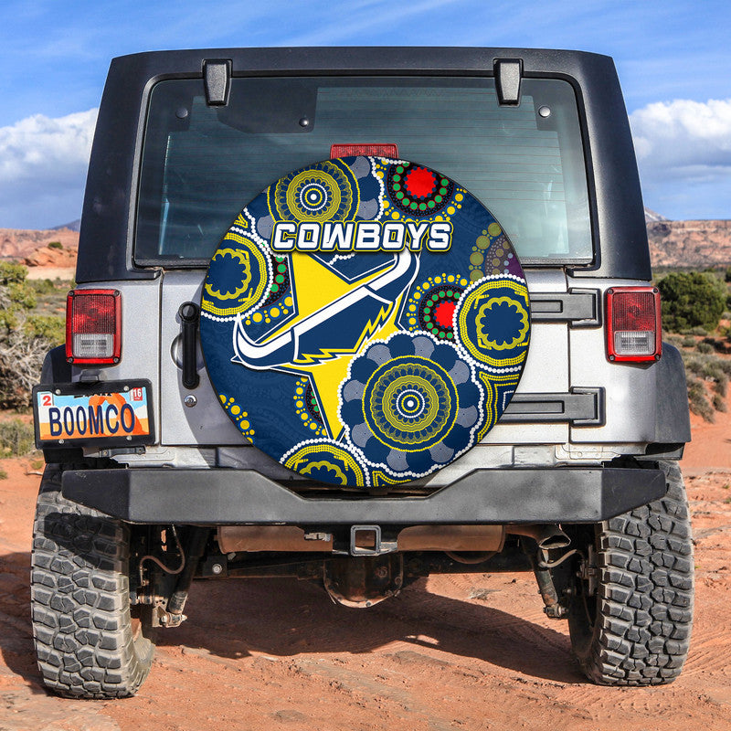 cowboys-rugby-aboriginal-vibe-spare-tire-cover