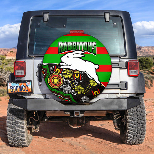 rabbitohs-rugby-spare-tire-cover-aboriginal-basic-style