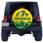 Australia Cricket Aboriginal Pattern Spare Tire Cover - LT2